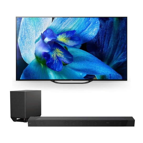 Sony XBR-65A8G 65" BRAVIA OLED 4K HDR TV with HT-ST5000 7.1.2ch 800W Dolby Atmos Sound Bar