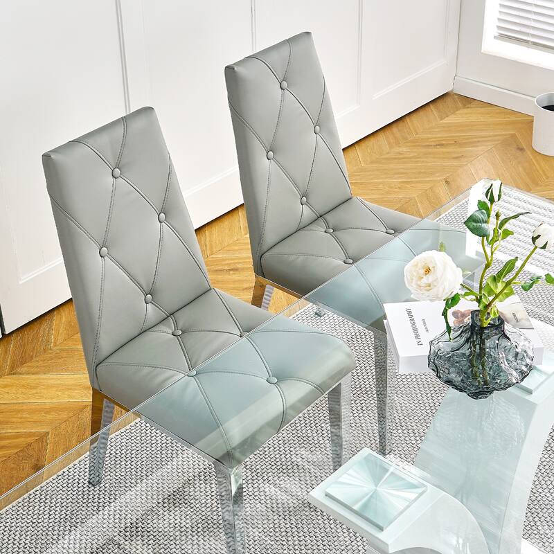 Set of 2 Modern Simple Dining Chair