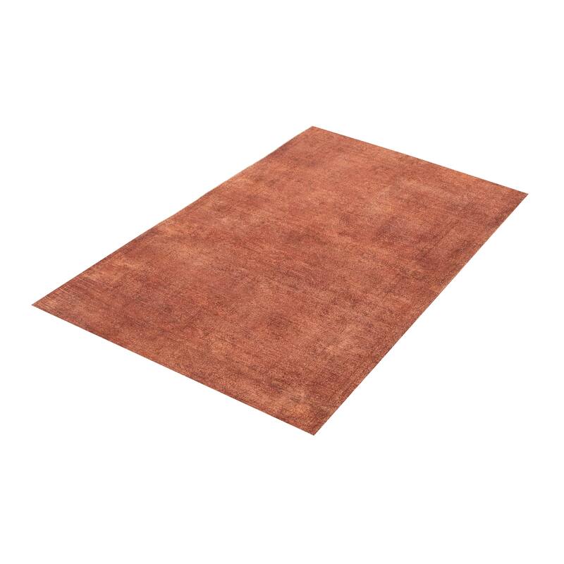 ECARPETGALLERY Hand-knotted Vibrance Brown Wool Rug - 4'4 x 6'8