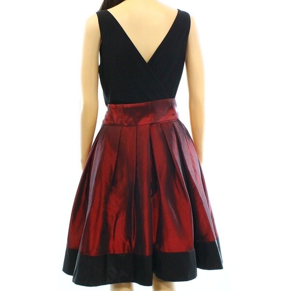 dark red women's dress
