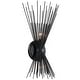 preview thumbnail 8 of 8, Nathan 2-Light Black Starburst Wall Sconce Light - 18"H