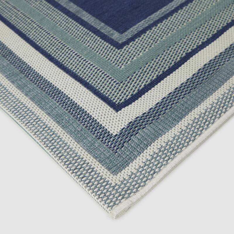 Kalena Bordered Indoor/Outdoor Area Rug
