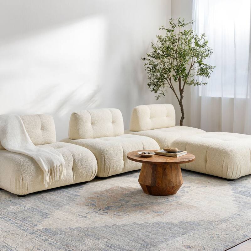 Livabliss Luca Updated Traditional Medallion Area Rug