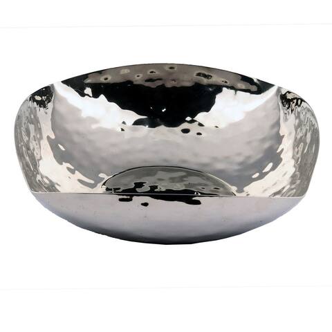 Inox 11-inch Full Polished Stainless Steel Salad Bowl.