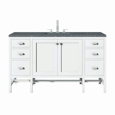James Martin Vanities E444-V60S-3PBL Addison 60" Single Basin Wood