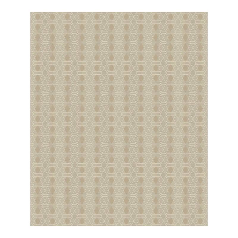 Advantage Taylor Beige Diamond Wallpaper - 21 x 396 x 0.025