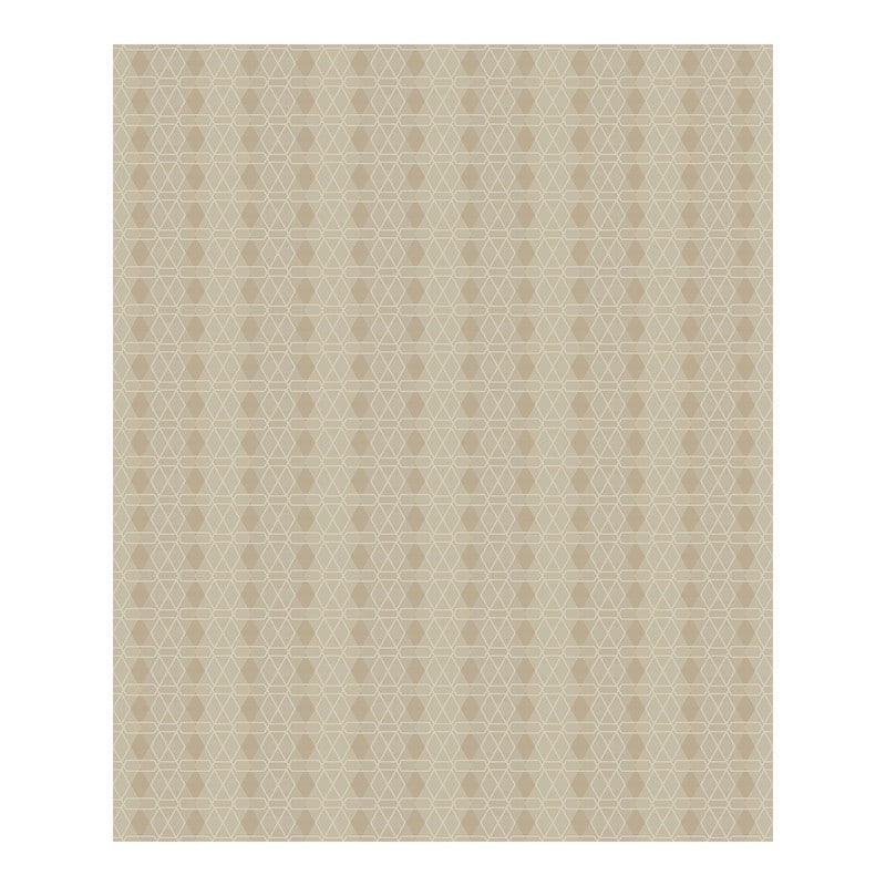 Advantage Taylor Beige Diamond Wallpaper - 21 x 396 x 0.025