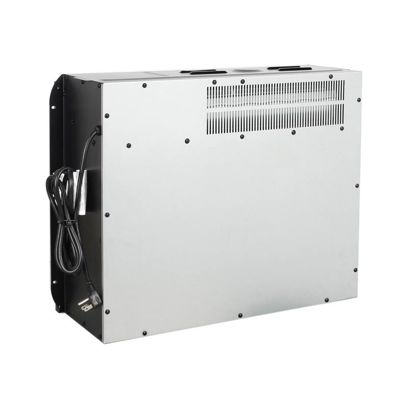 Ultra-Thin 23-Inch Electric Fireplace Insert with Adjustable Flame & Timer