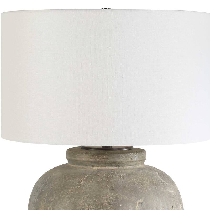 Uttermost Rock Of Ages Rust Brown Table Lamp - 19"W x 19"D x 26.5"H