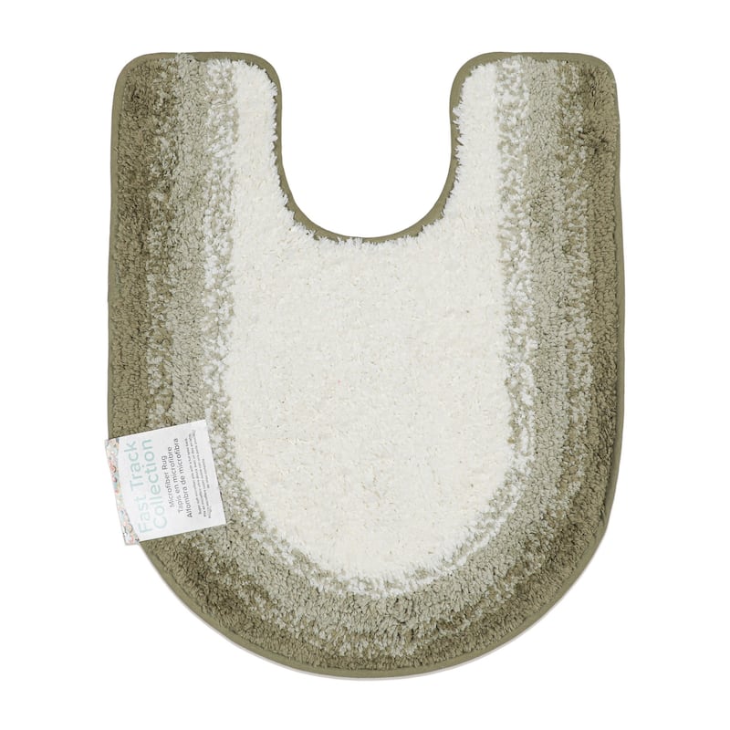 Fast Track Bath Rug - 20x24 - Contour - Sage Green