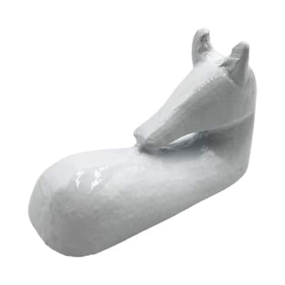 Decorative Handmade Aluminum 6 inch Modern Horse Sculpture - 6 x 3 x 4 in