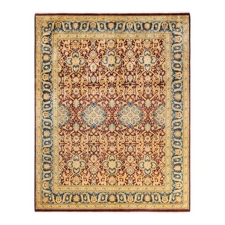 Overton Mogul, One-of-a-Kind Hand-Knotted Area Rug - Red, 8' 1" x 10' 1" - 8' 1" x 10' 1"