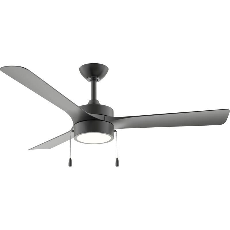 Axion 3-Blade Modern LED Ceiling Fan with Matte Blades