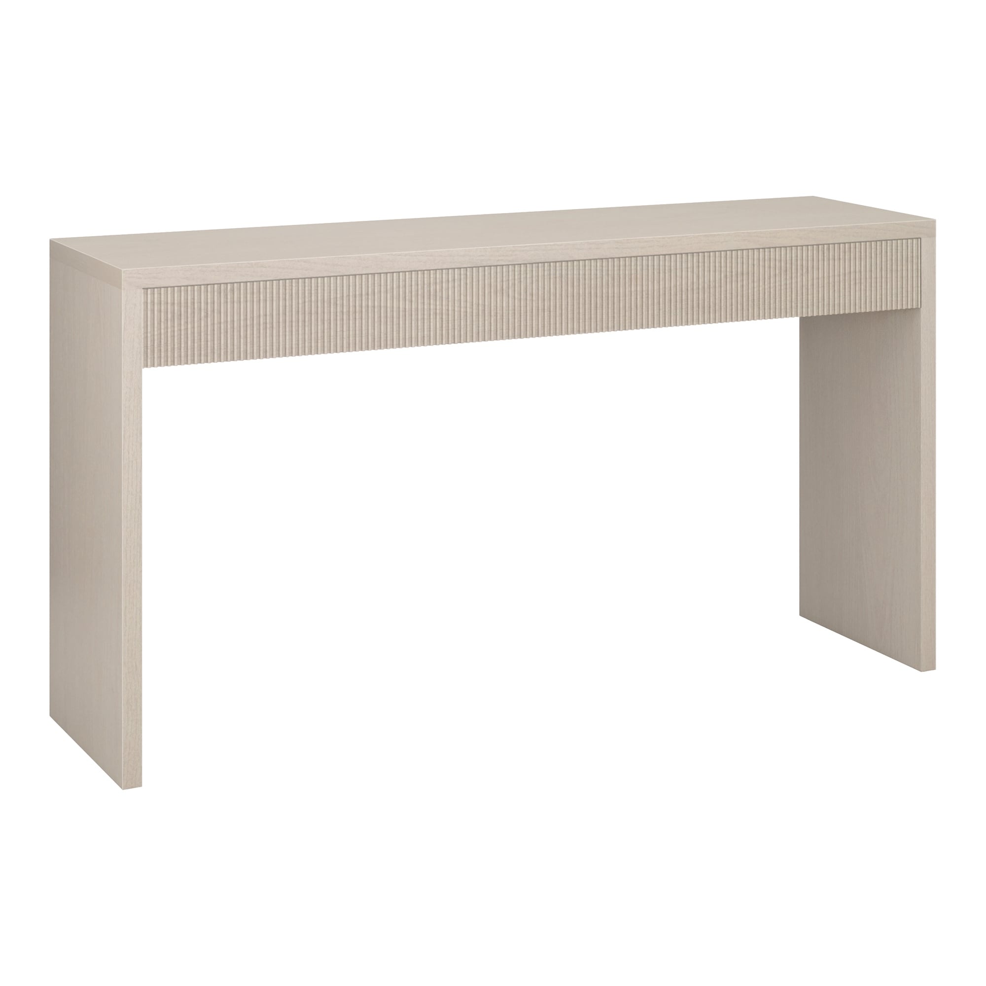 Lawrence 55" Wide Rectangular Fluted Console Table - 55" Wide