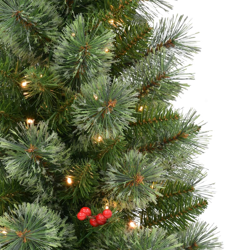 Puleo International 5-Piece Pre-Lit Artificial Christmas Decor Set