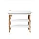 preview thumbnail 1 of 14, Milk Street Baby Branch Open Shelf Changing Table Acacia/Snow