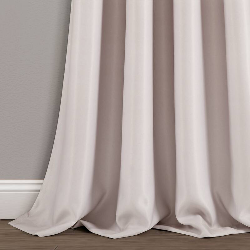 Lush Decor Ombre Fiesta Room Darkening Window Curtain Panel Pair