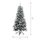 preview thumbnail 10 of 11, Maypex Lighted Flocked Green Spruce Artificial Christmas Tree