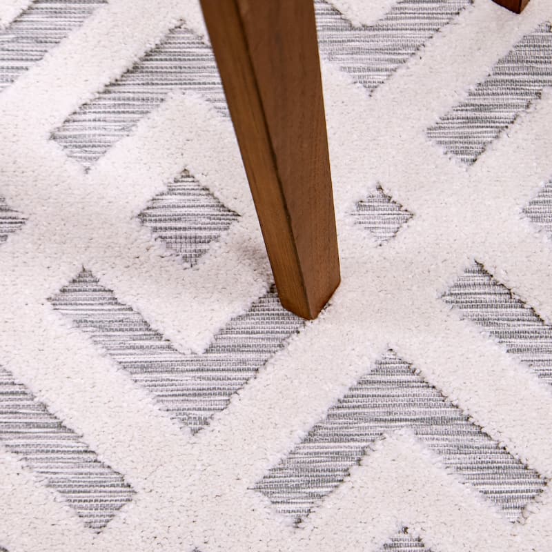 Simply Southern Cottage Covington Geometric Indoor Outdoor Rug