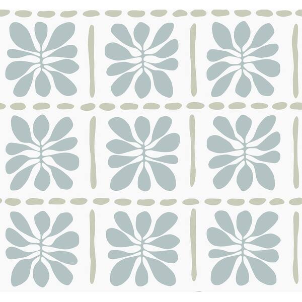 slide 2 of 7, York Wallcoverings Mimosa Fleur Mineral Wallpaper