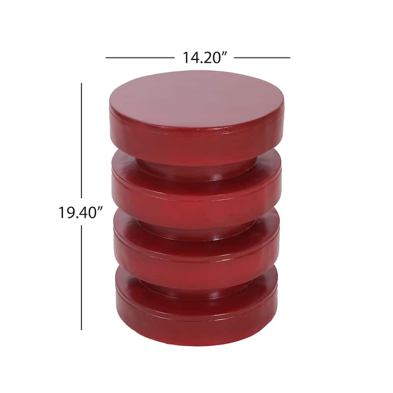 Christopher Knight Home - Aurex Modern Outdoor MGO Side Table with 3-Tier Sculptural Design