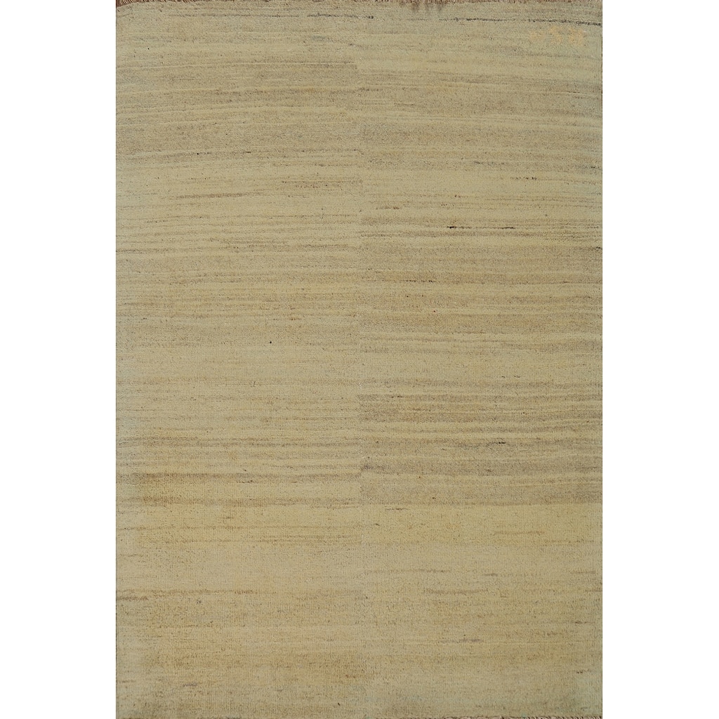 Gabbeh Oriental Accent Rug Hand-Knotted Wool Carpet - 2'9"x 4'2"