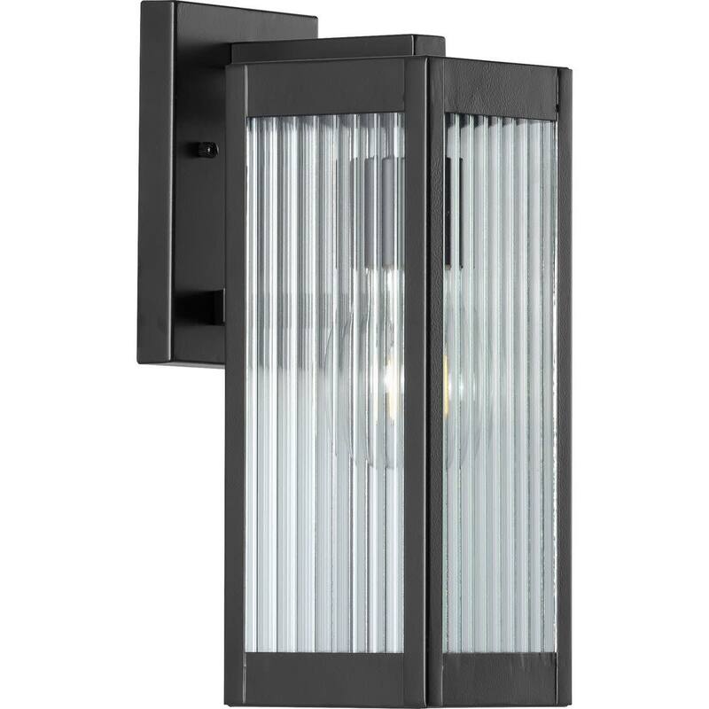 Progress Lighting Felton 13" Tall Outdoor Wall Sconce - Black