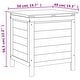 preview thumbnail 78 of 79, vidaXL Patio Storage Box with Lid for Outdoor Garden Furniture Solid Wood Fir