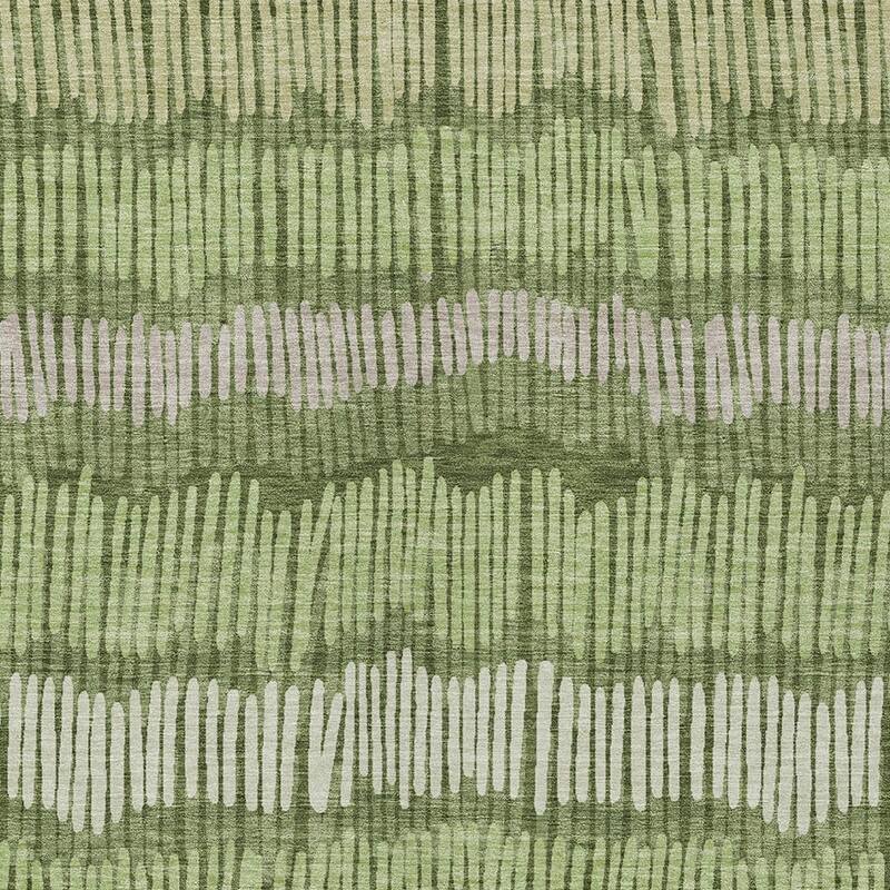 HomeRoots Striped Transitional Rectangle Outdoor Rug