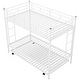 preview thumbnail 39 of 43, Stylish Twin over Twin Bunk Bed with Trundle and Two ladders, Black