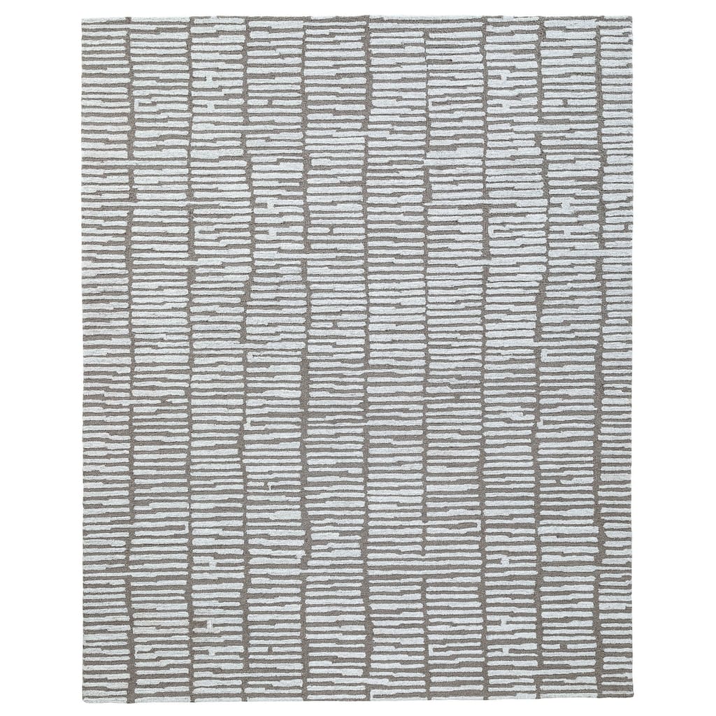 Terra by Obeetee Jaipur Static Taupe Rug