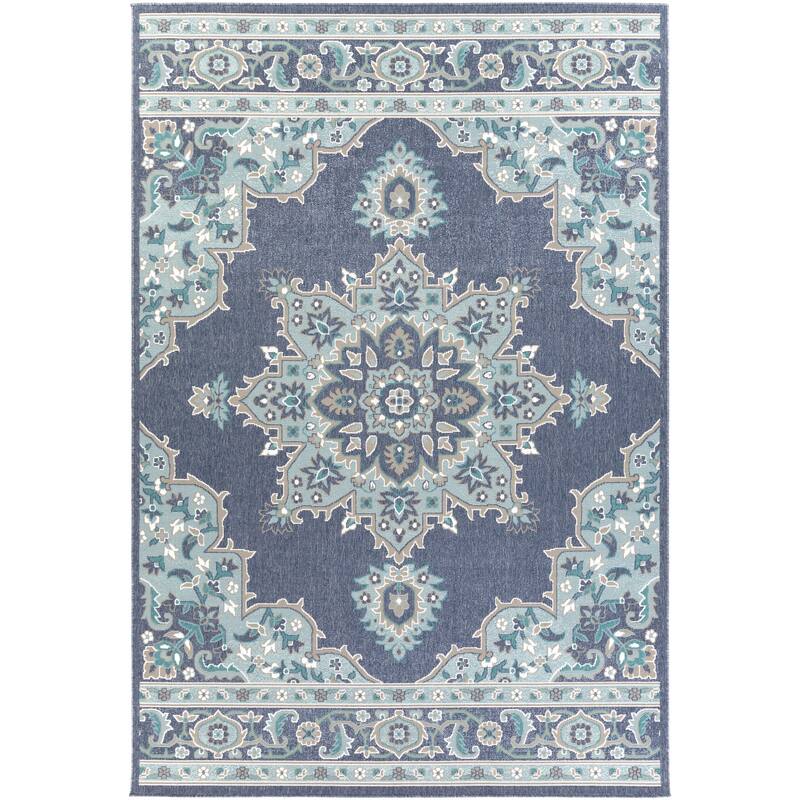 Livabliss Cesare Medallion Indoor/ Outdoor Area Rug