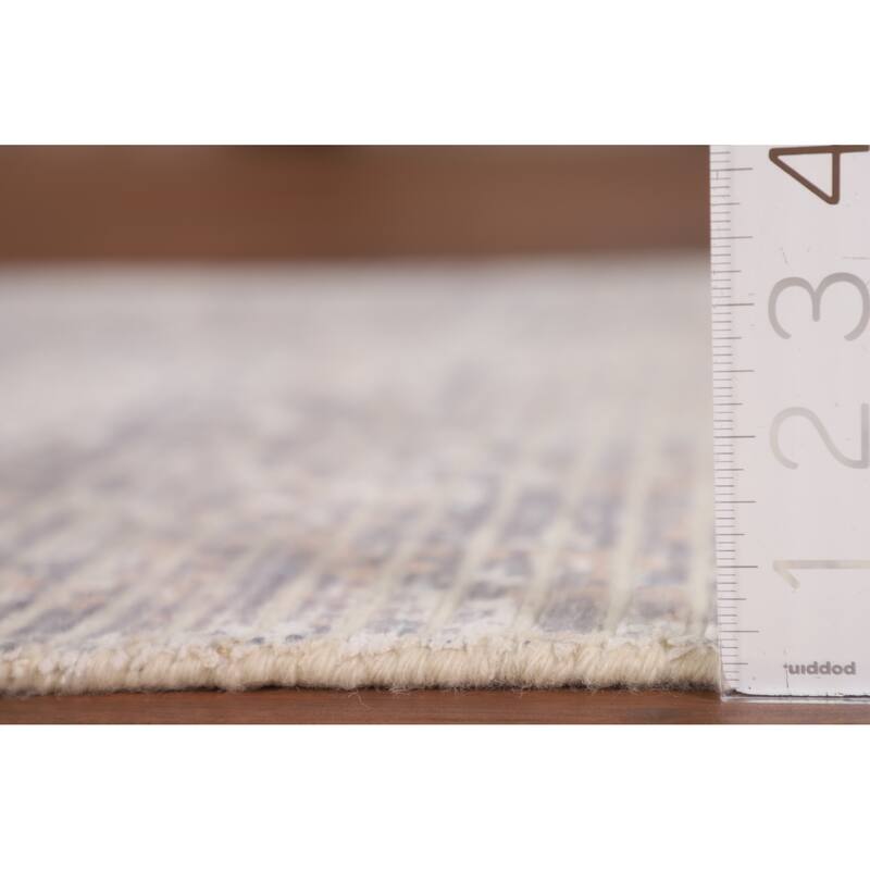 Modern / Abstract Accent Rug Handmade Wool Carpet - 2'7"x 4'9"