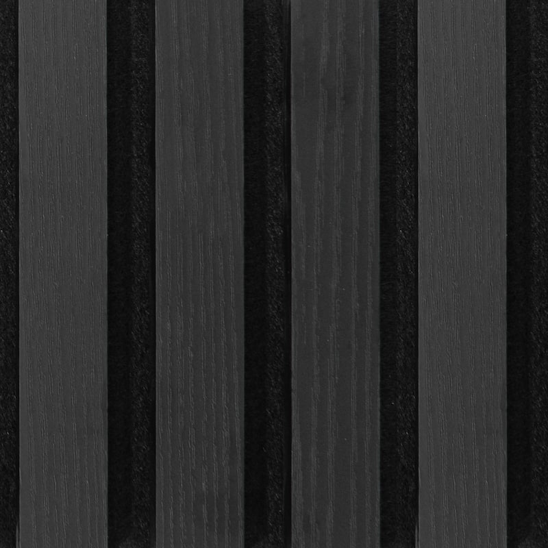 Art3d Flex Acoustic 3D Wall Panel 95.3"x23.8" Black Wood