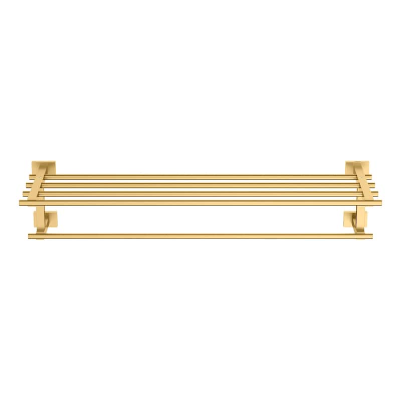 Grohe Essentials Cube 22" Towel Rack with Integrated Towel Bar
