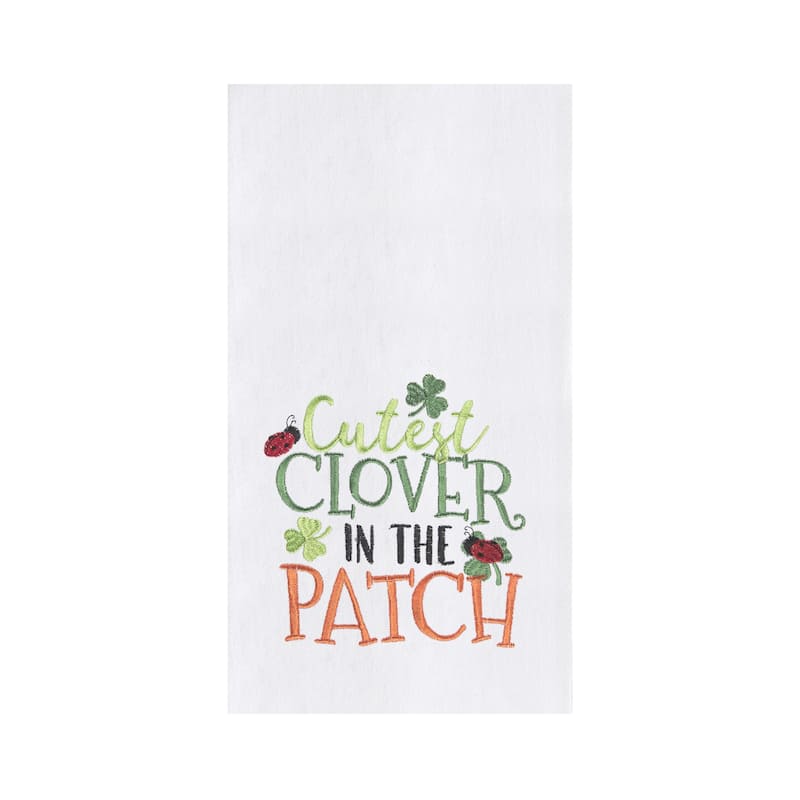 Cutest Clover In The Patch Kitchen Dishtowel