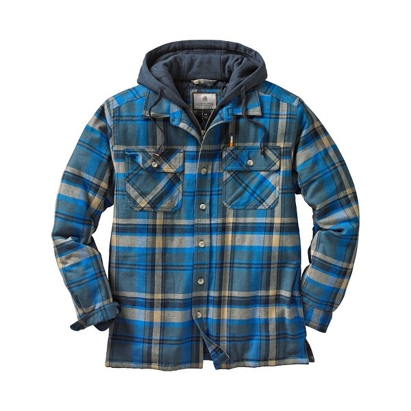 maplewood hooded shirt jacket