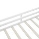 preview thumbnail 13 of 22, Twin Size Low Loft Bed with Two Movable Shelves and Ladder White