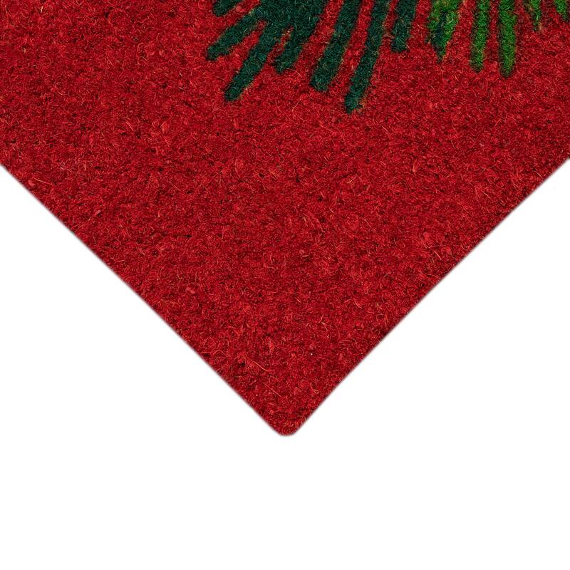 Liora Manne Natura Happy Holidays Holly Outdoor Mat