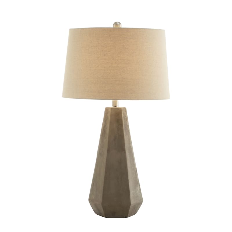 29"H Concrete Table Lamp