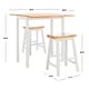 preview thumbnail 13 of 12, SAFAVIEH Graham 3-Piece Counter-Height Set Pub Table - 36" W x 36" L x 36" H