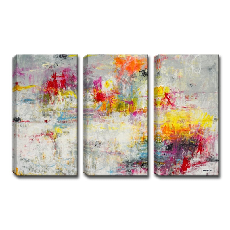 'Day in the Sun' 3 Piece Wrapped Canvas Wall Art Set by Norman Wyatt Jr.