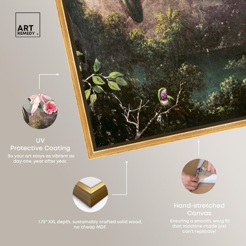 Orchid Blossoms 1873 Canvas by Art Remedy