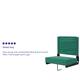 2 Pack 500 lb. Rated Lightweight Stadium Chair-Handle-Padded Seat