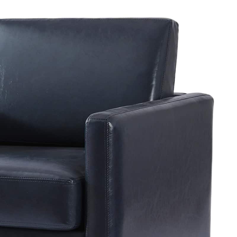 uixe Modern Upholstered Swivel Accent Chair with Pocket Spring Seat
