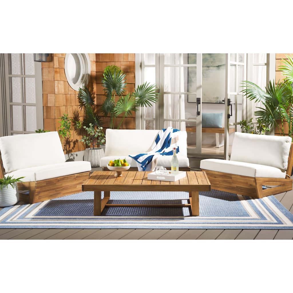 Safavieh Outdoor Living Dune 4-Piece Set - 45"W x 34"D x 24"H