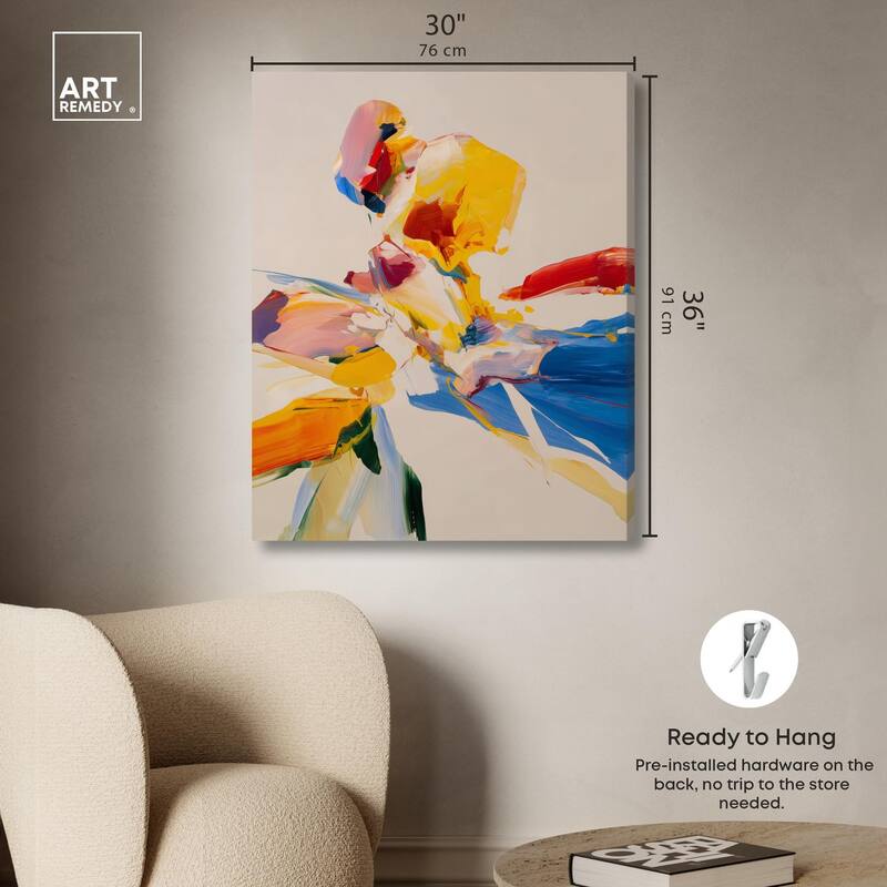 Flippant Bloom I Canvas by Art Remedy, Gallery Wrapped