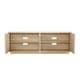 preview thumbnail 68 of 71, Wave Textured Modern Sideboard Cabinet