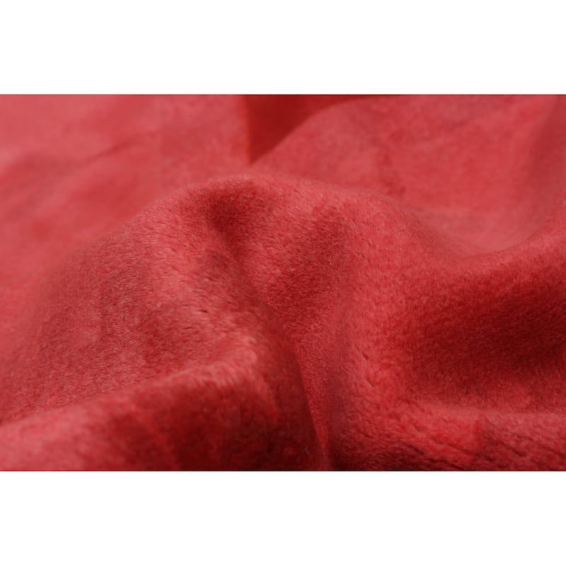 ECARPETGALLERY Hand-knotted Color Transition Light Red, Pink Wool Rug - 6'8 x 10'2