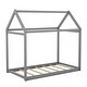 preview thumbnail 9 of 31, Twin Size Classic Wooden Wooden House Bed
